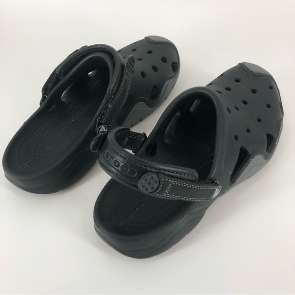 Mens Black Crocs Size 11 - Picture 4 of 6